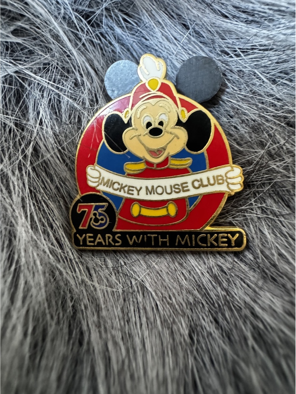 2003 Disney Parks 75 Years With Mickey Mouse Club Marching Band Enamel Pin